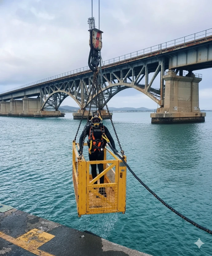 Underwater Structural Examination – Sydney Trains Underbridges