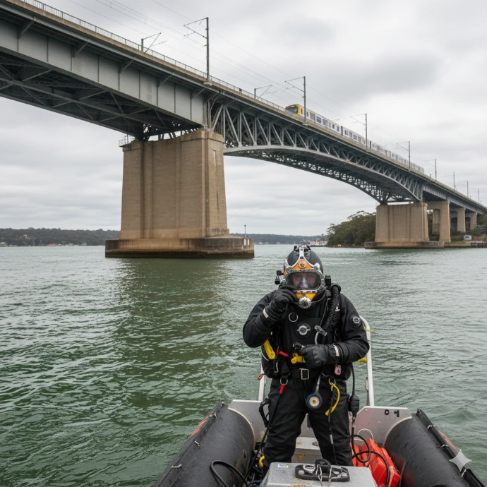 Underwater Bridge Examination – Roseville &amp; Menai Bridges